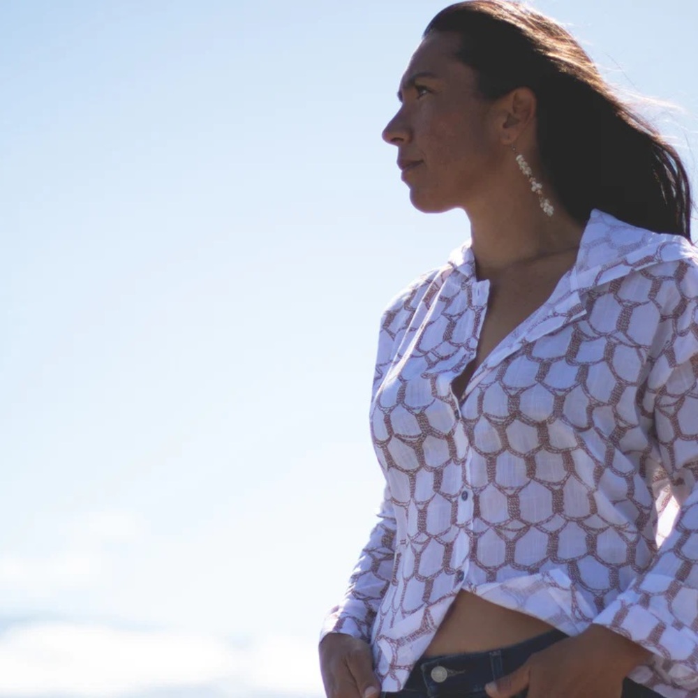 Kealopiko - Kōkō a Makali'i | Cropped Hoodie